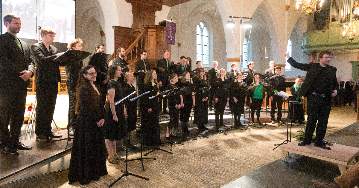 Meesters en Gezellen naar Grote kerk Dalfsen