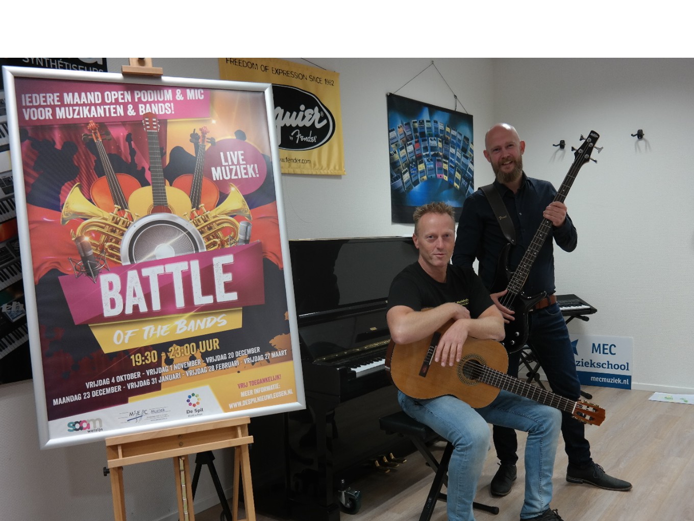 Battle of the Bands: kraamkamer voor samenspelende muzikanten