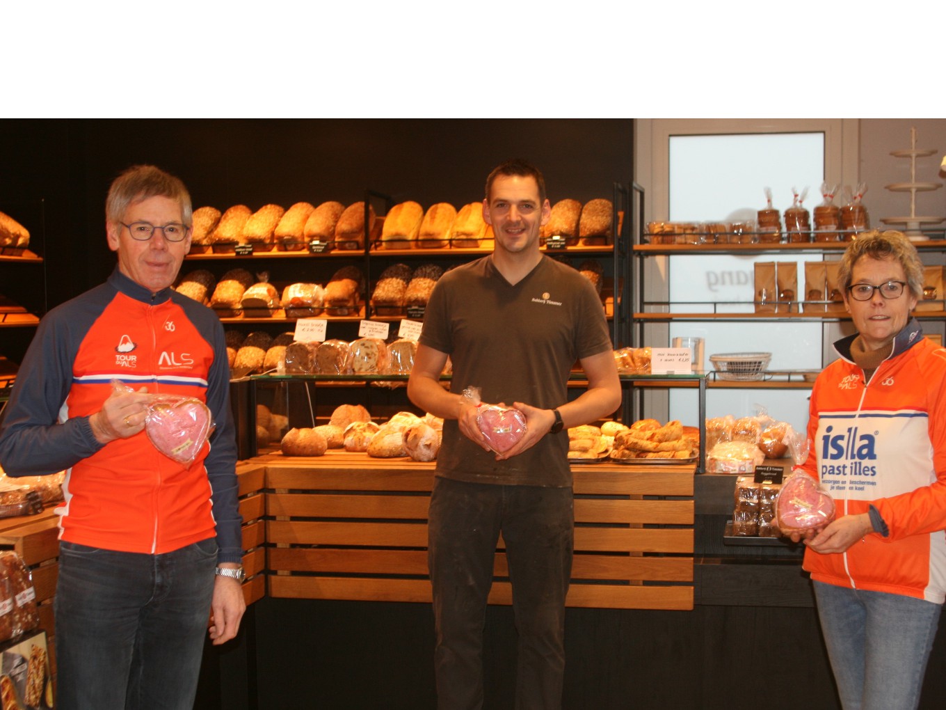 Valentijnactie van ALS Team Nieuwleusen en Bakkerij Timmer