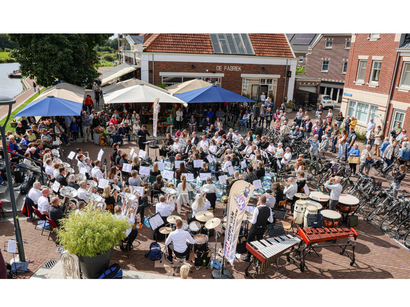 Fanfarekorpsen trappen Week van Alle Kunsten muzikaal af