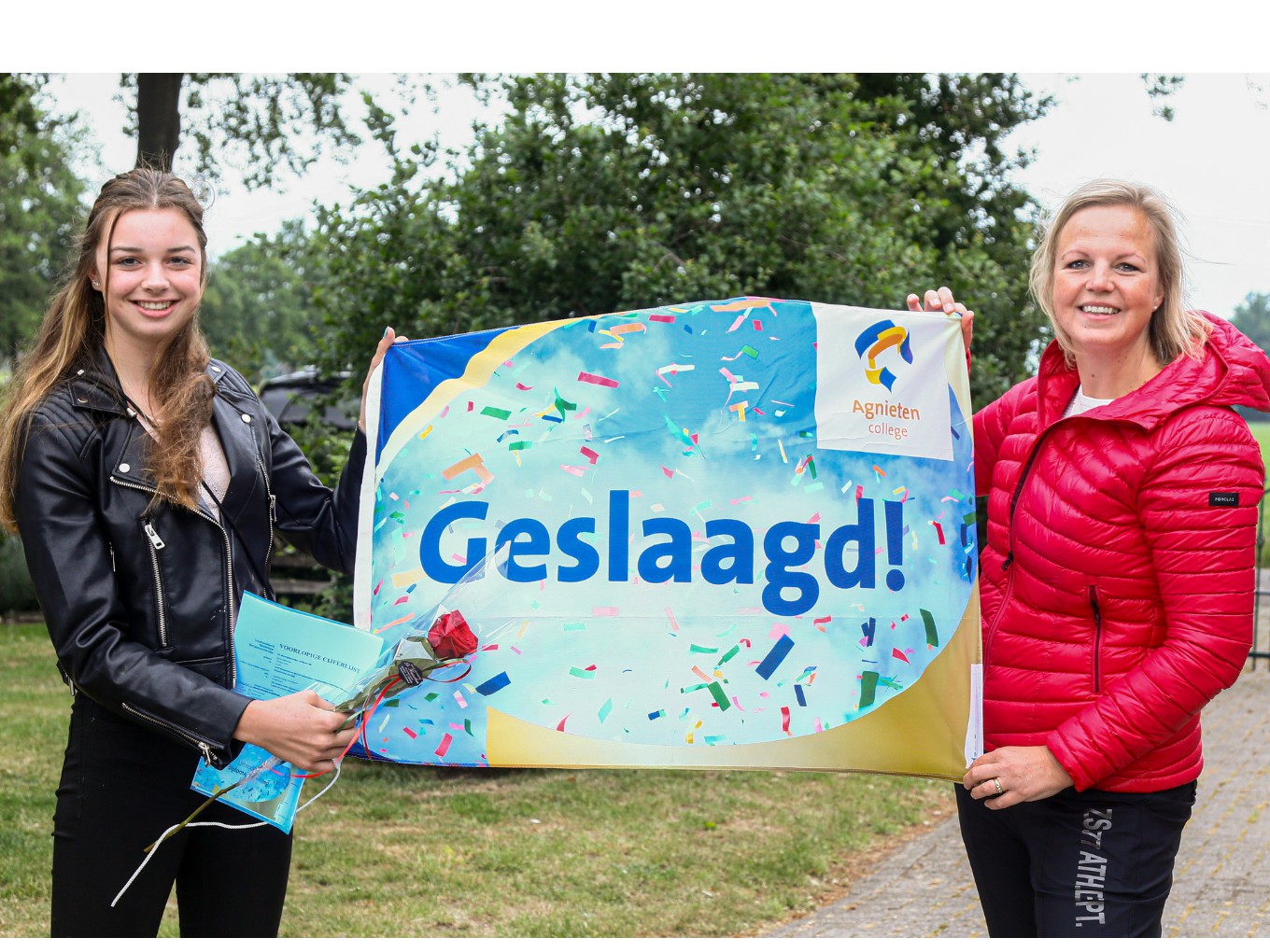 Alle leerlingen Agnieten College in één keer geslaagd