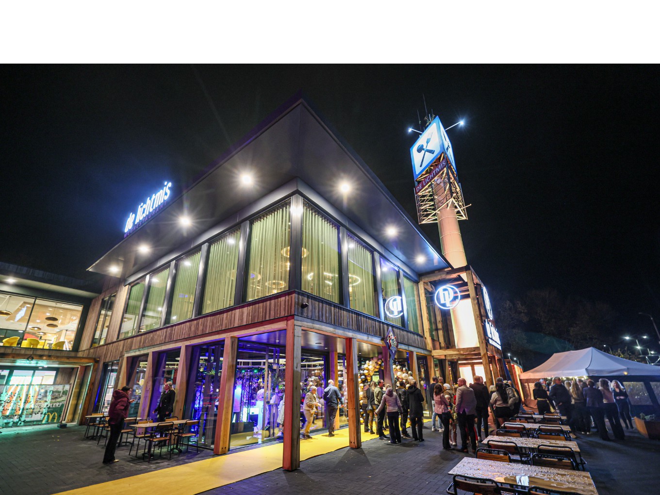 Feestelijke heropening van nieuwbouw restaurant De Lichtmis