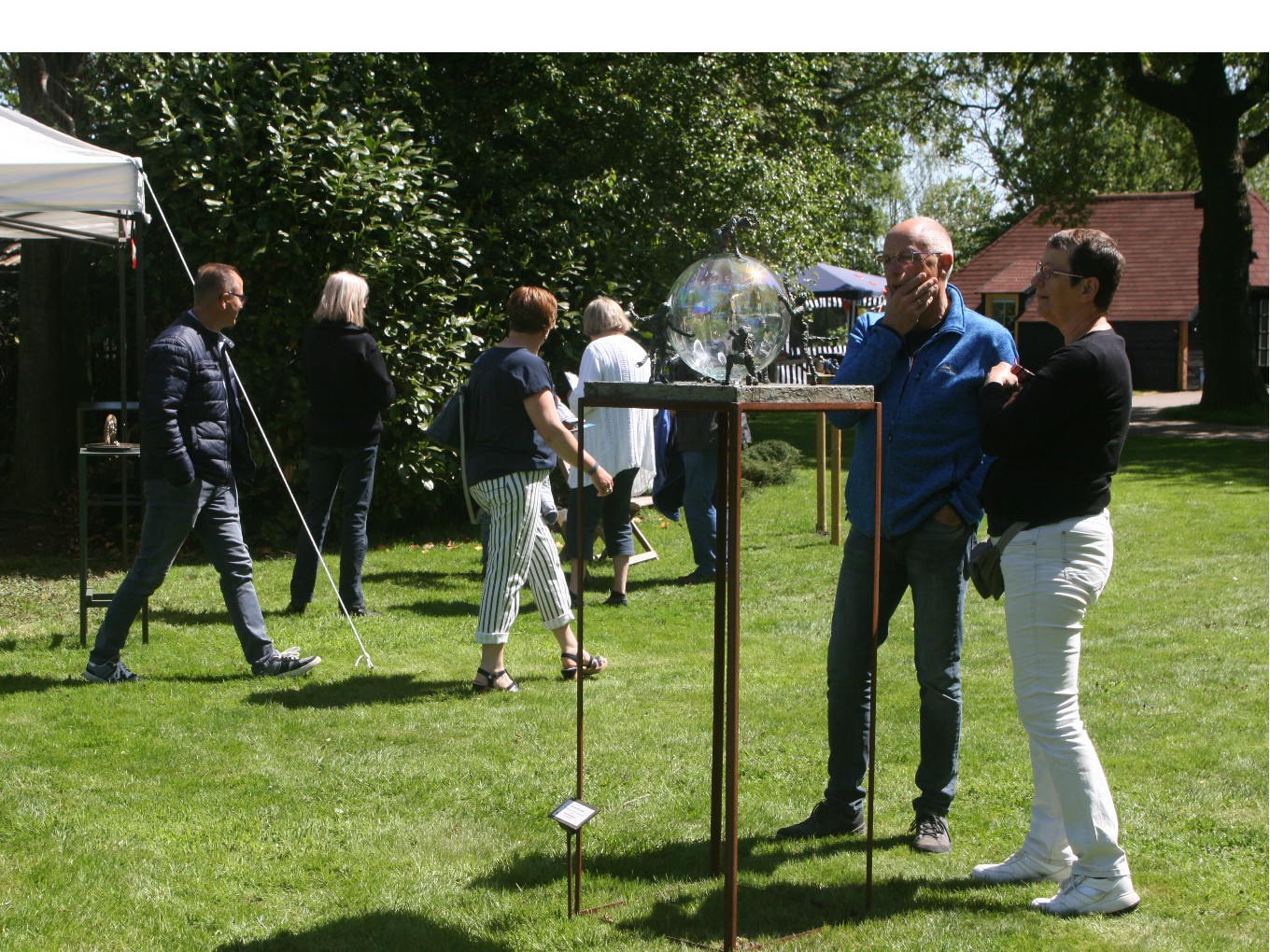 Kunst om Dalfsen weer geslaagd en zonnig evenement