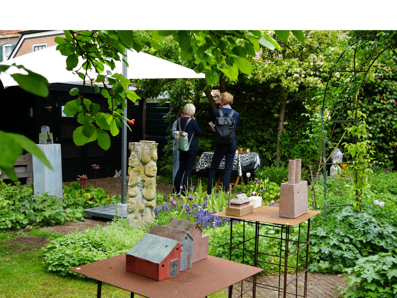 Het Atelier & Anne-Moon tijdens Kunst om Dalfsen.