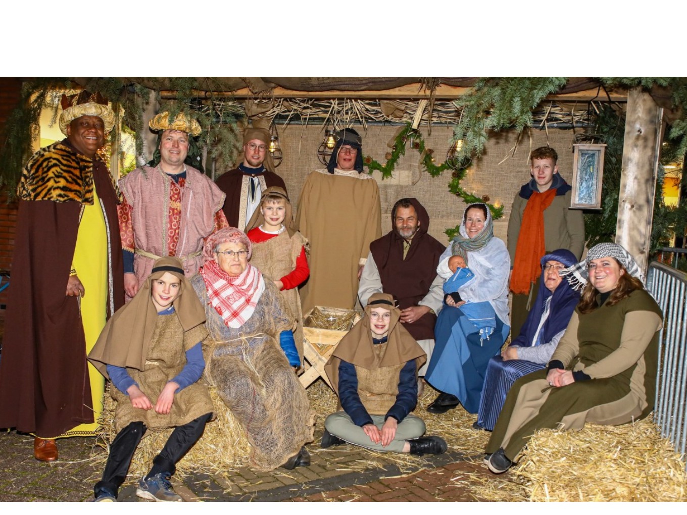 Levende kerststal zorgt voor grote saamhorigheid
