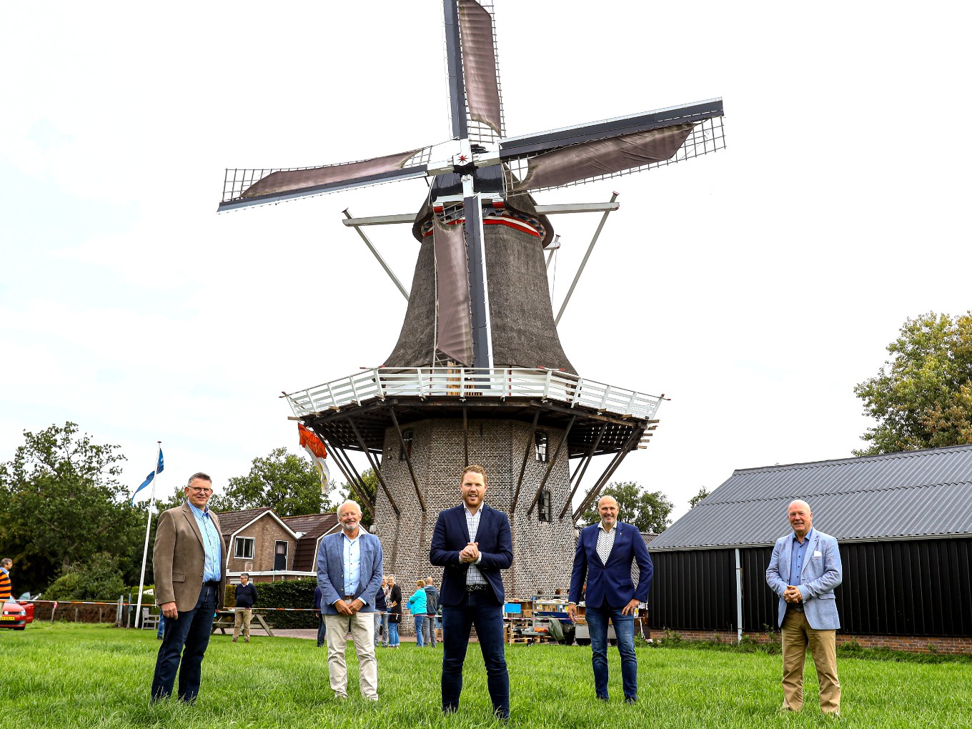 Startsein Overijsselse Molendag bij Molen Massier