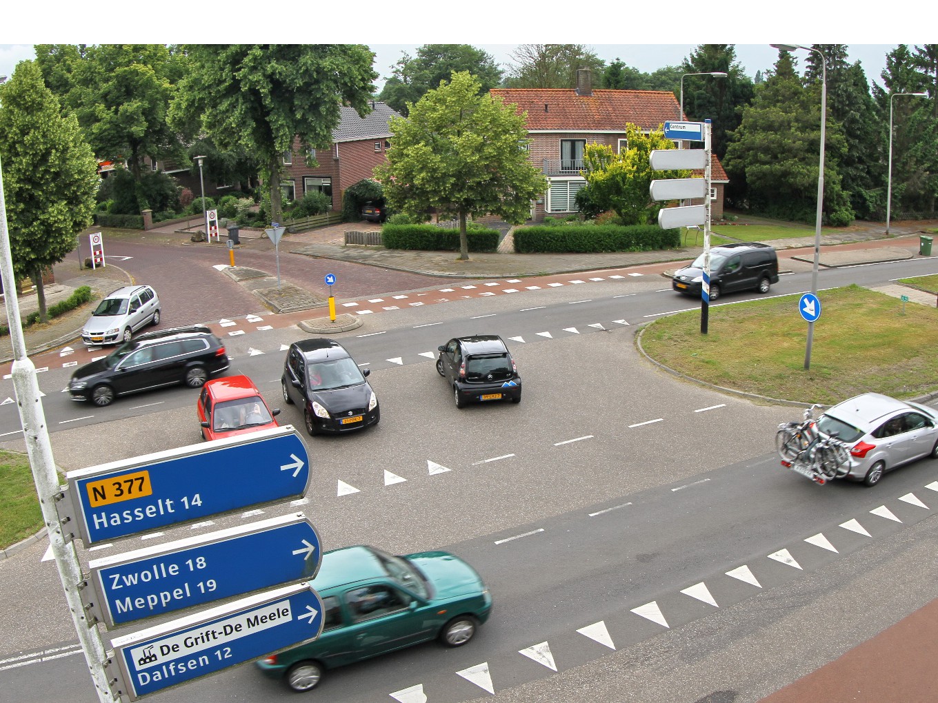 N377 krijgt twee ovale rotondes in Nieuwleusen