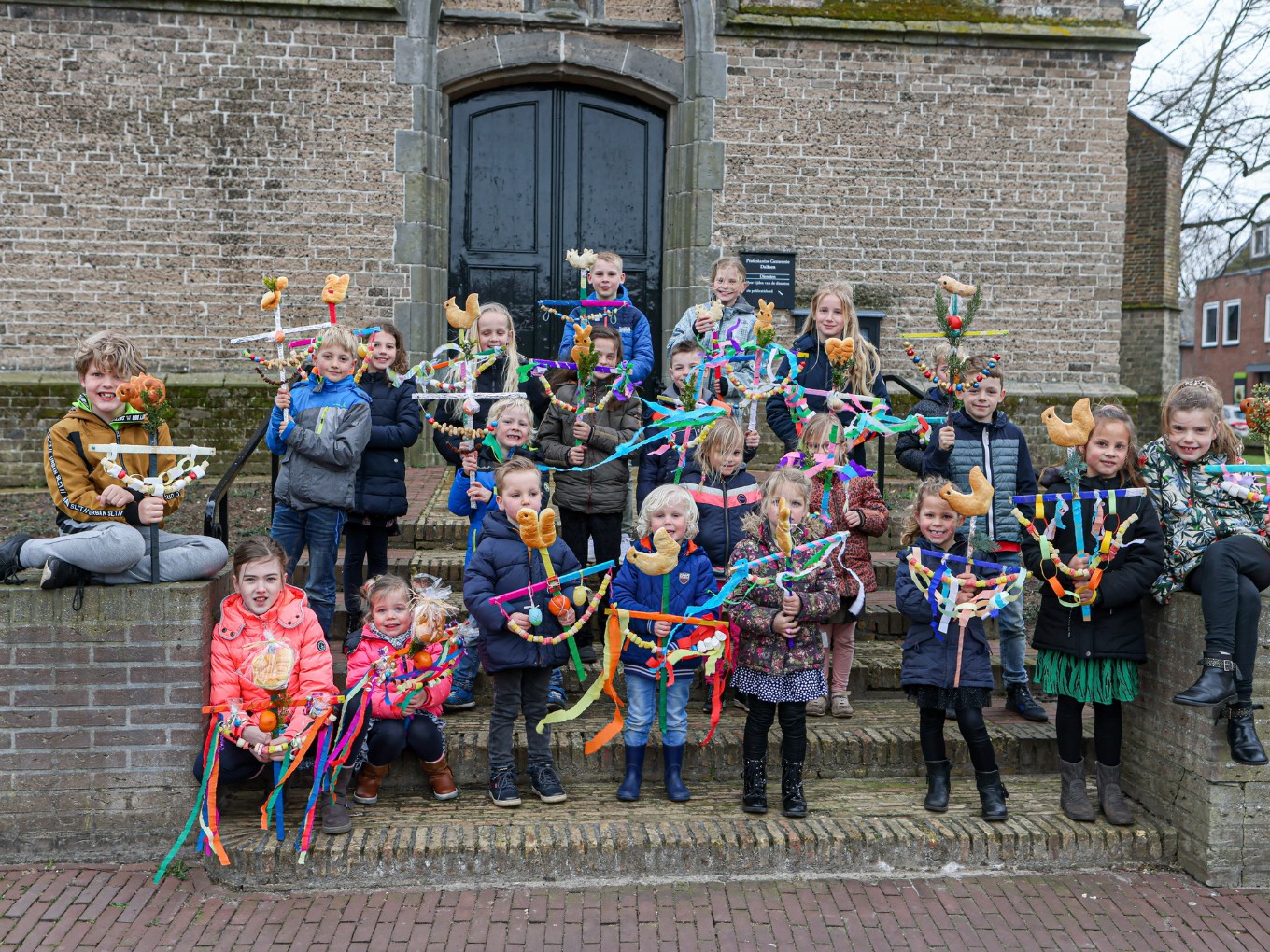 Palmpasenoptocht en Paaschallenge in Dalfsen