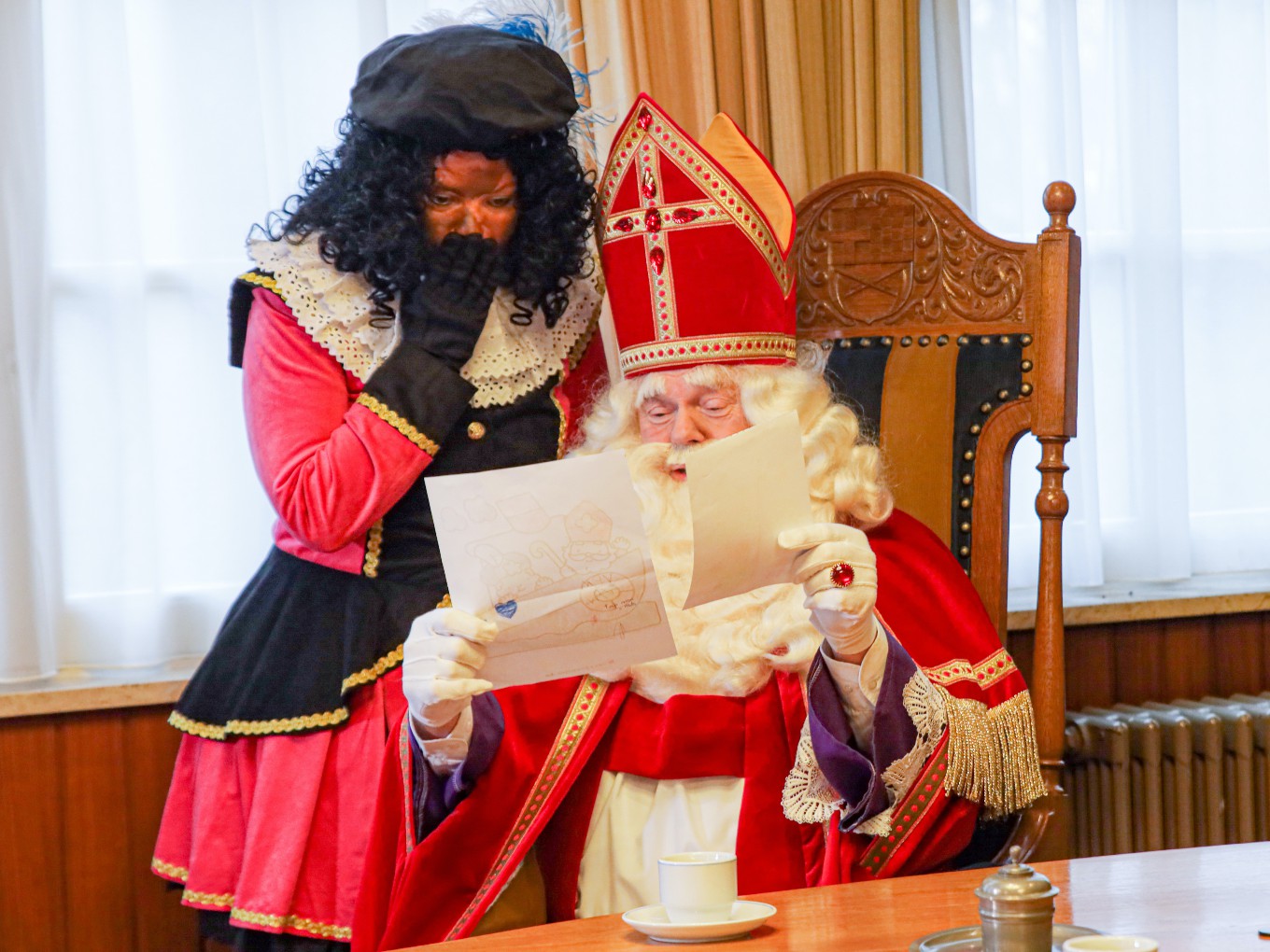 Sinterklaas bezoekt Nieuwleusen in het grootste geheim