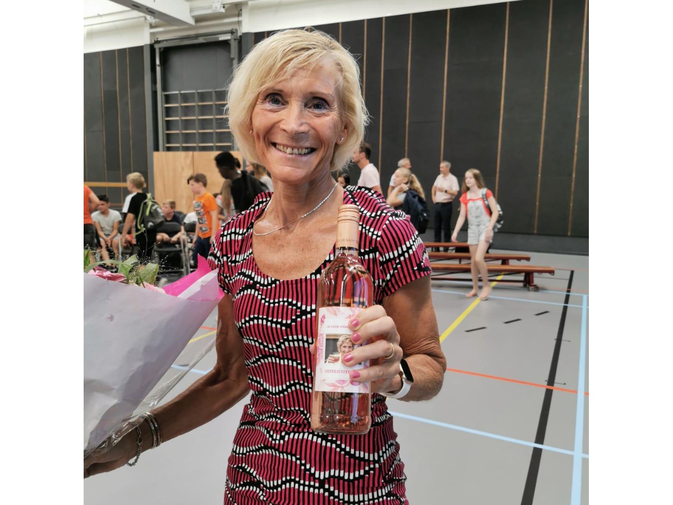Tineke Meijerink van Agnieten College Nieuwleusen 40 jaar in het onderwijs