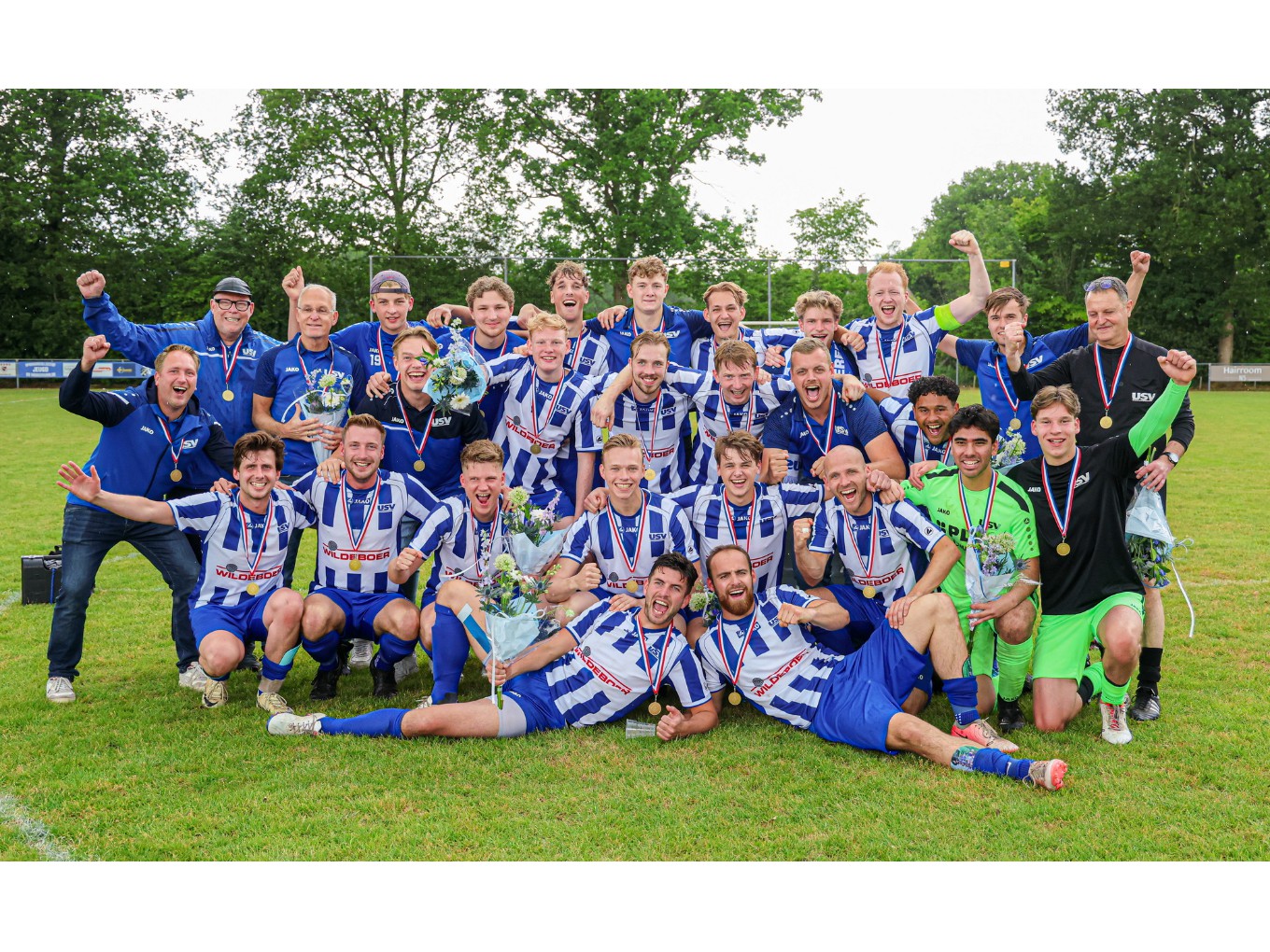 USV kampioen op spannende slotdag
