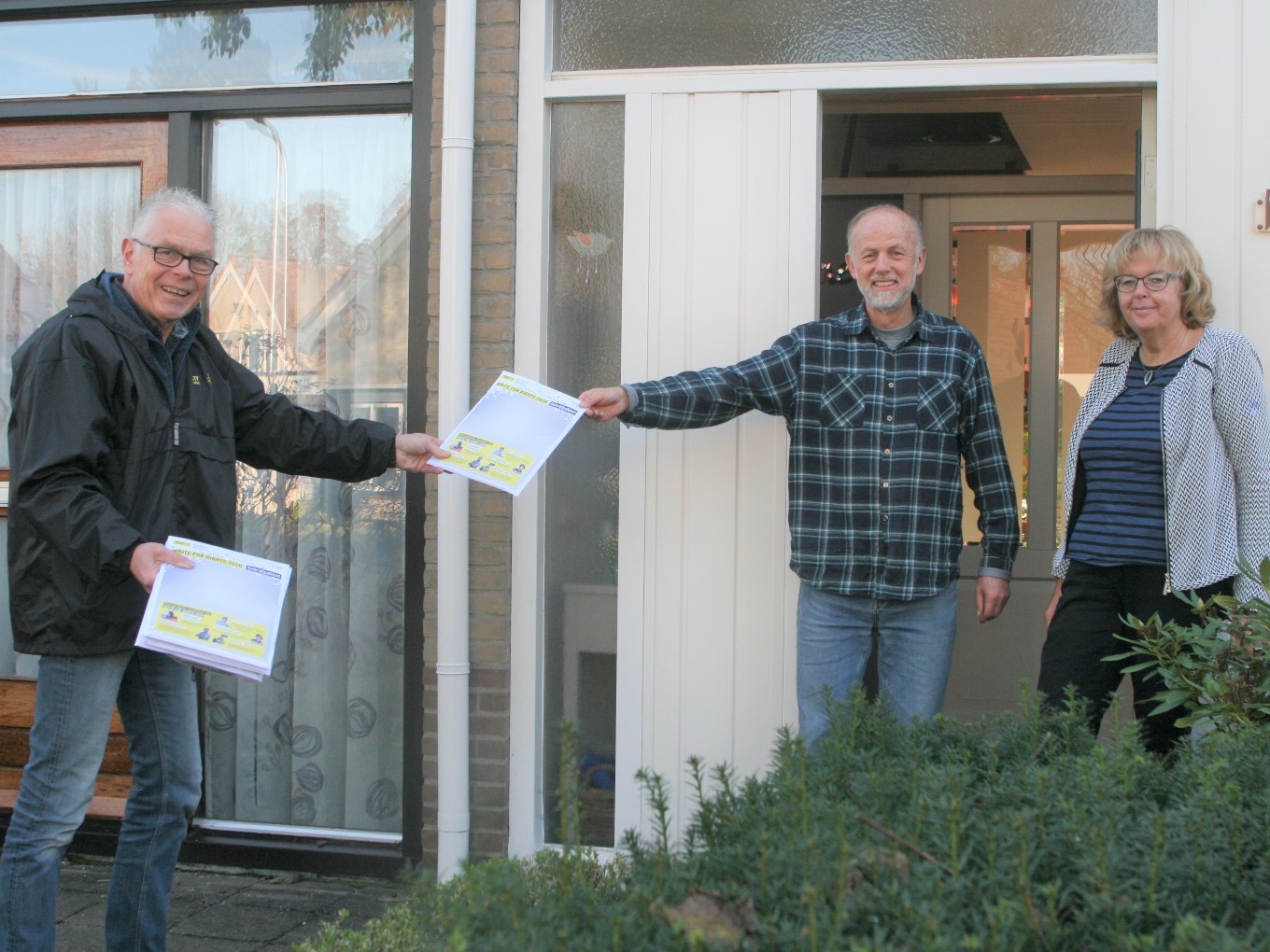 Thuis brieven schrijven voor Amnesty International