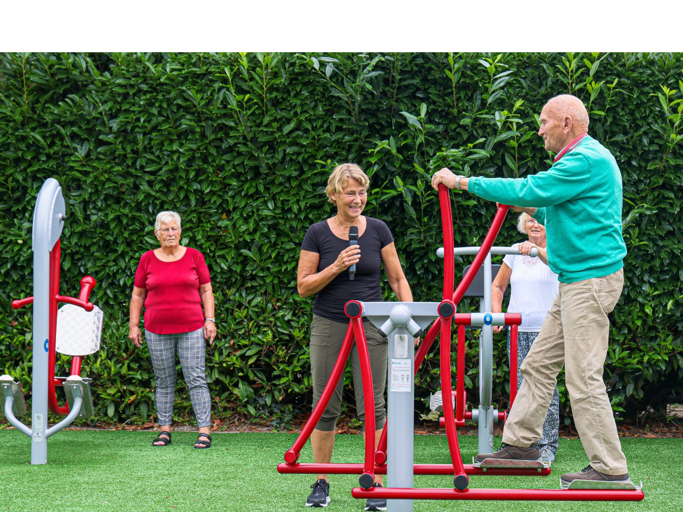 Beweegtuin bij De Olmen officieel geopend