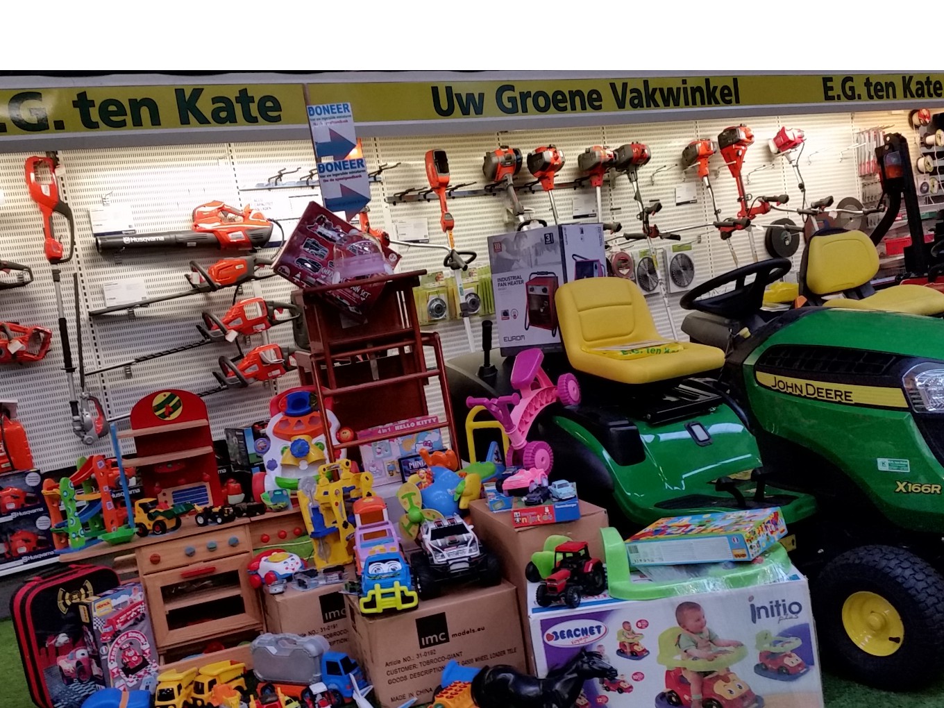 Landbouwspeelgoed weer gul ingeruild ten behoeve van de Speelgoedbank