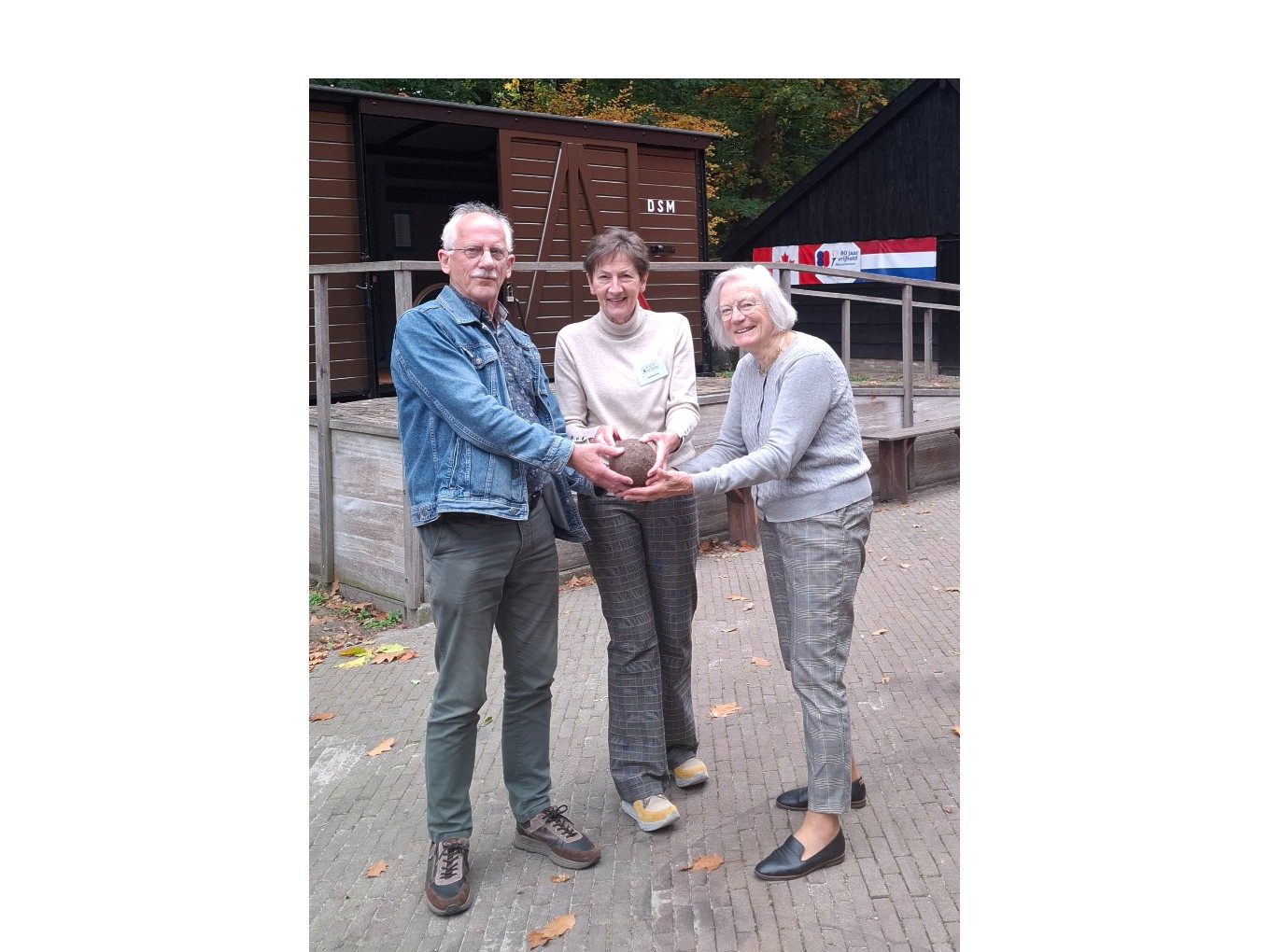 Museum Palthehof Nieuwleusen ontvangt oude kanonskogel