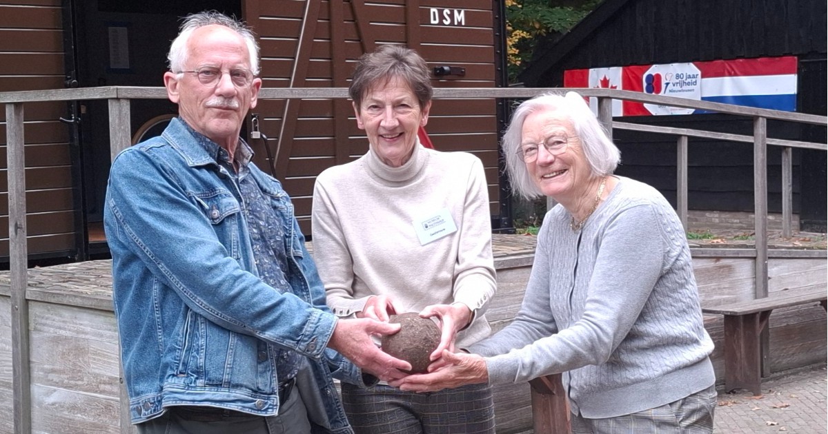 Museum Palthehof Nieuwleusen ontvangt oude kanonskogel