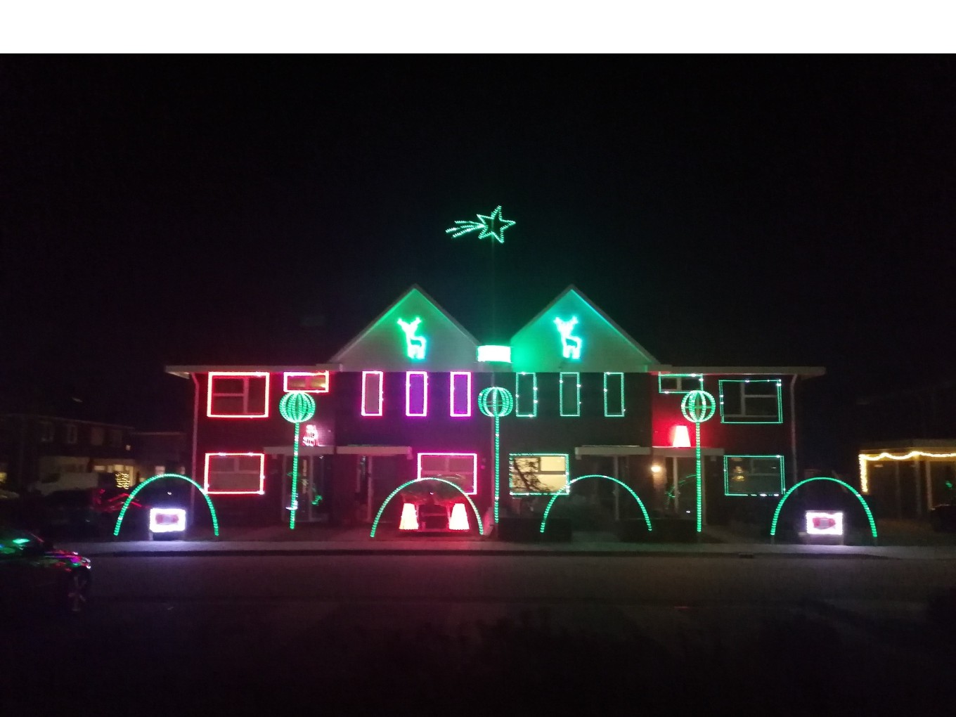 Kerstlichtshow in Oudleusen vanaf komend weekend