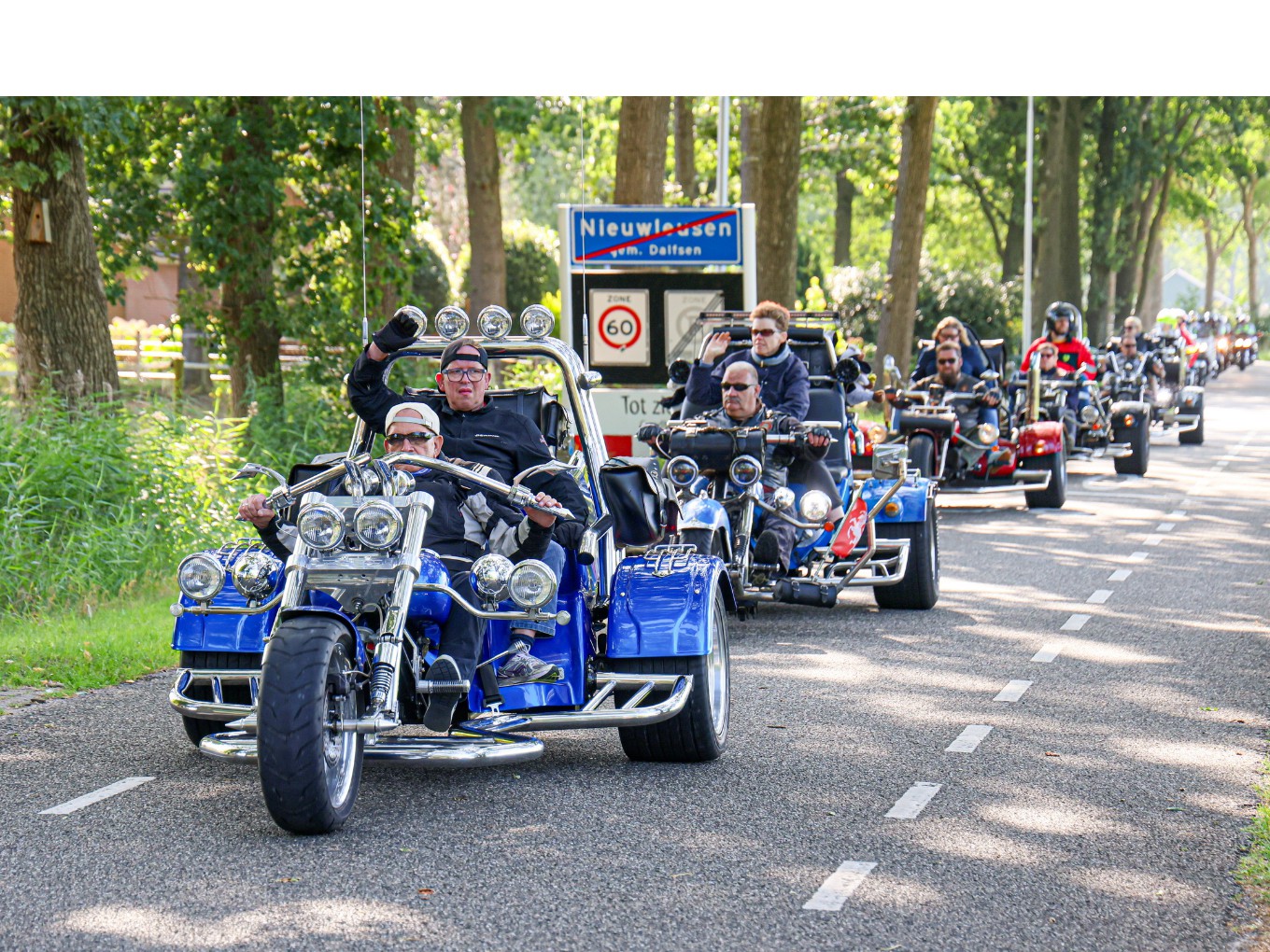 Jubileumrit met gehandicapten is laatste van MGVGN Nieuwleusen