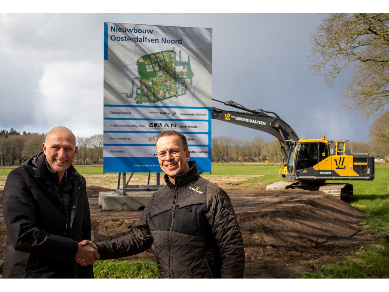 Startmoment van nieuwbouw Oosterdalfsen Noord
