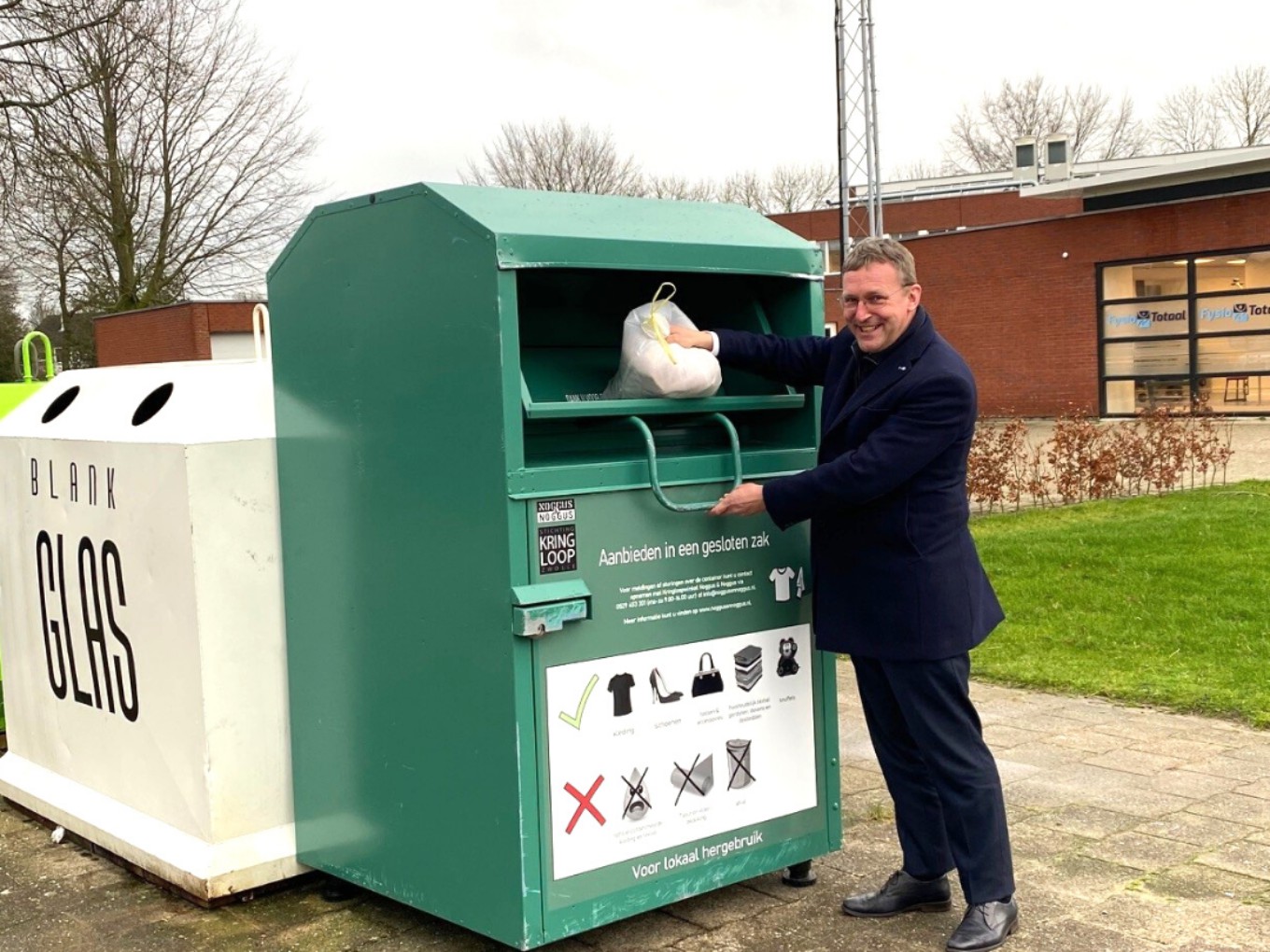 Lokale, sociale textielinzameling in Dalfsen