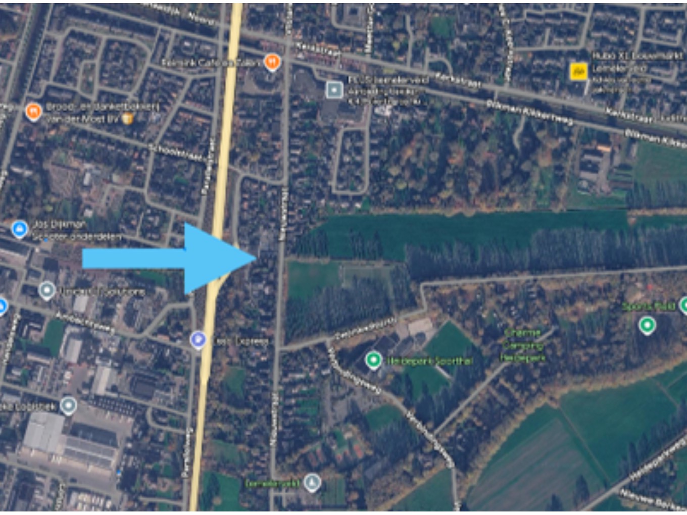 Nieuwstraat aangewezen als voorkeurslocatie nieuw KEC Lemelerveld