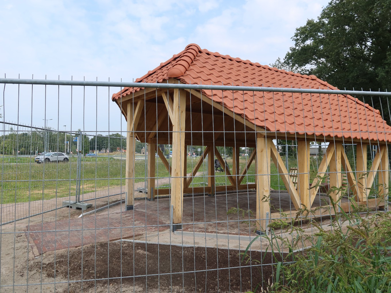 Officiële opening fietsstraat en schuilhut in Oudleusen