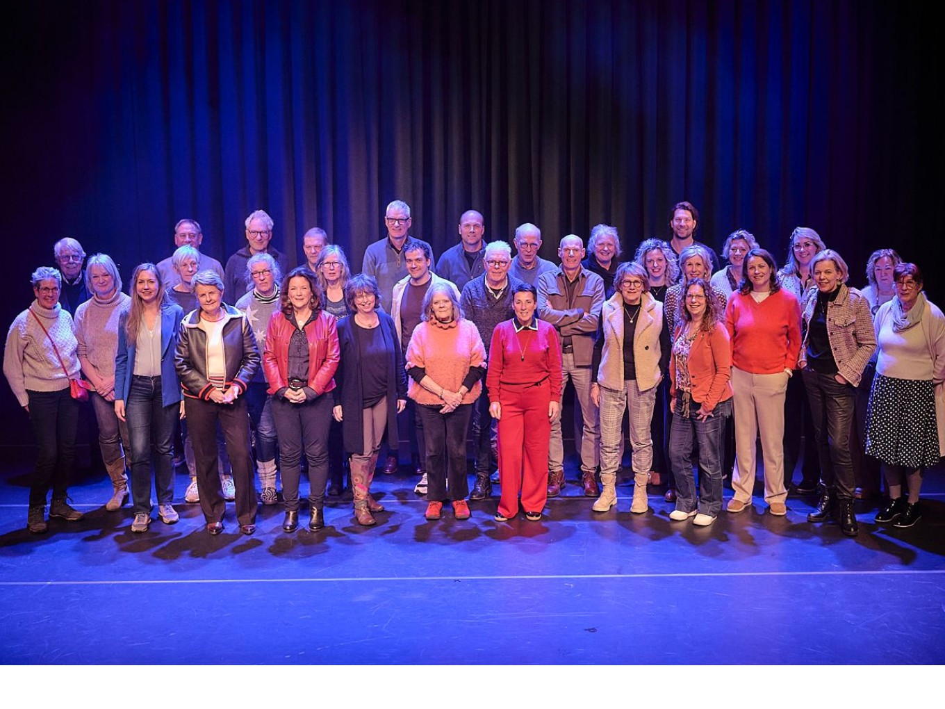 vrijwilligers van theater De Stoomfabriek in Dalfsen. Eigen foto De Stoomfabriek.