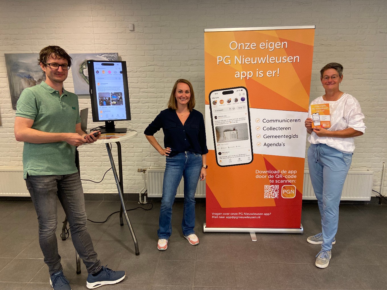Kerkgangers PG Nieuwleusen appen elkaar nu ook