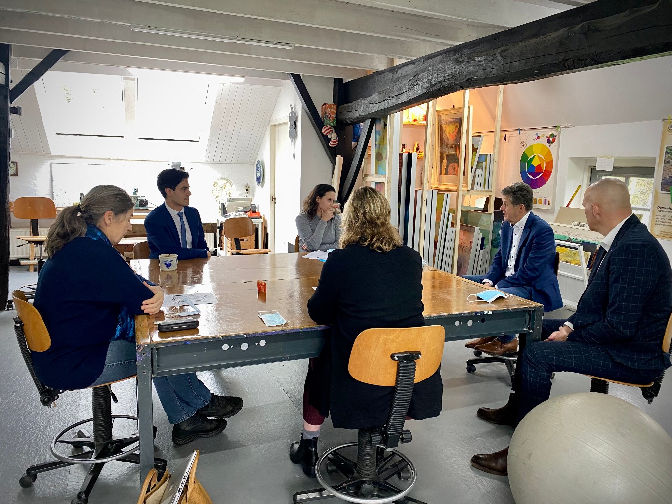 Minister Rob Jetten bezoekt Nieuwleusen Synergie