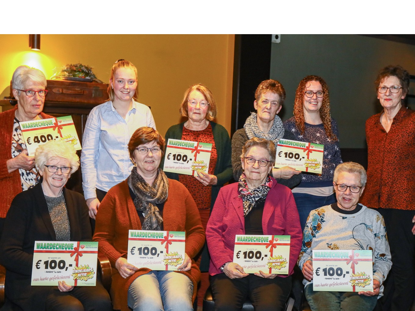 OVN Nieuwleusen deelt prijzen uit van eindejaars-stempelactie