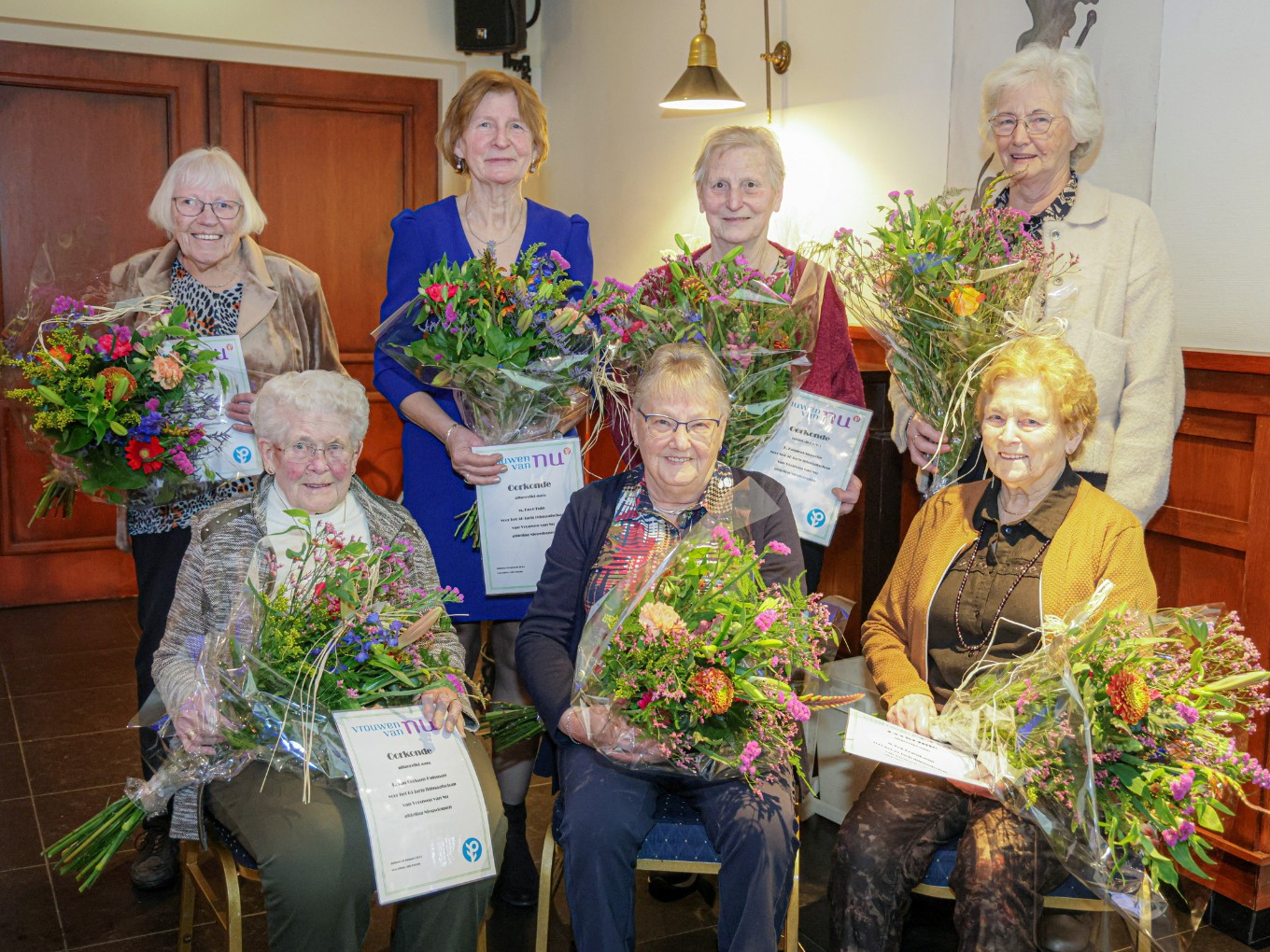 Vrouwen van Nu huldigt jubilarissen