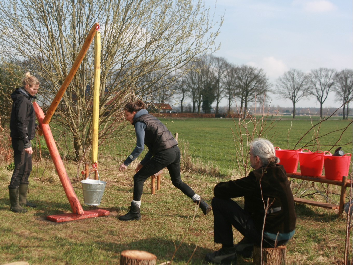 Nieuw kunstwerk in Worteltuin buitenplaats De Broekhuizen in Dalfsen