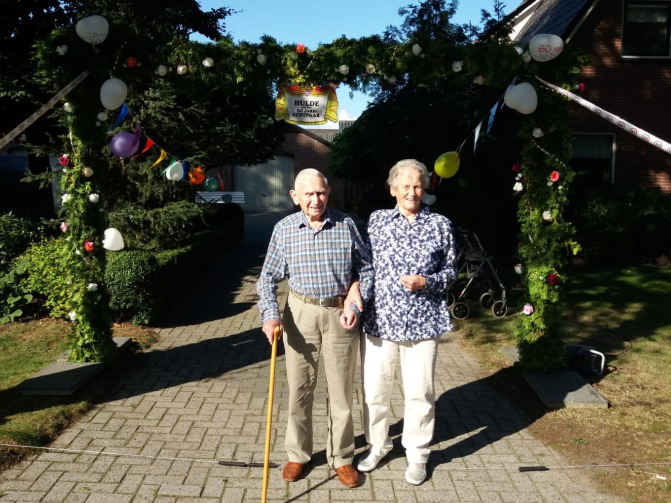Echtpaar Wennemars-Timmerman 60 jaar getrouwd
