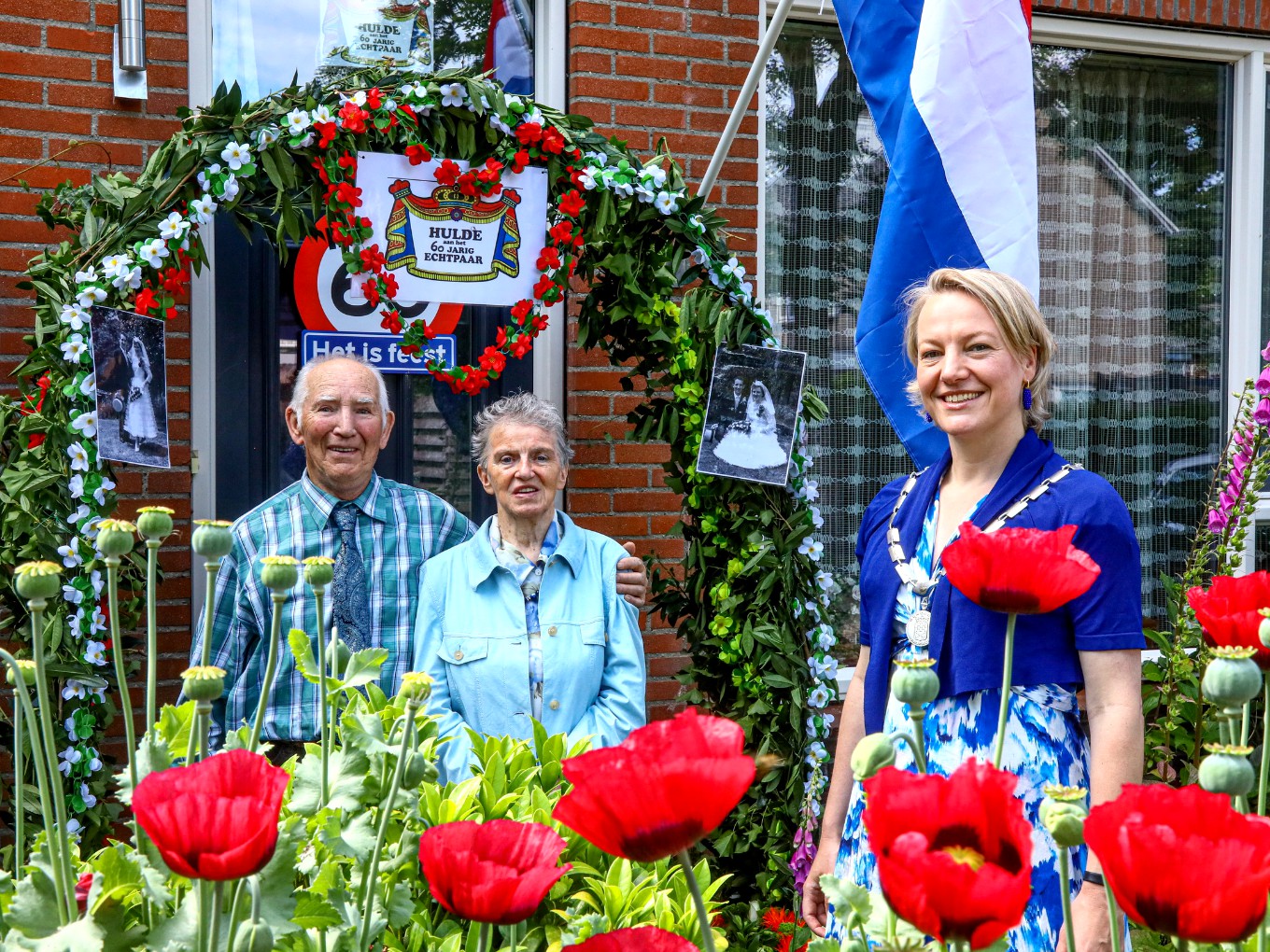 Echtpaar Linders viert hun diamanten huwelijk