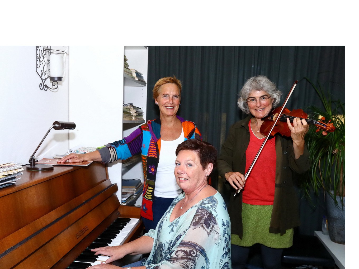 Trio Veviano speelt ‘Klein Geluk’ in Maranathakerk