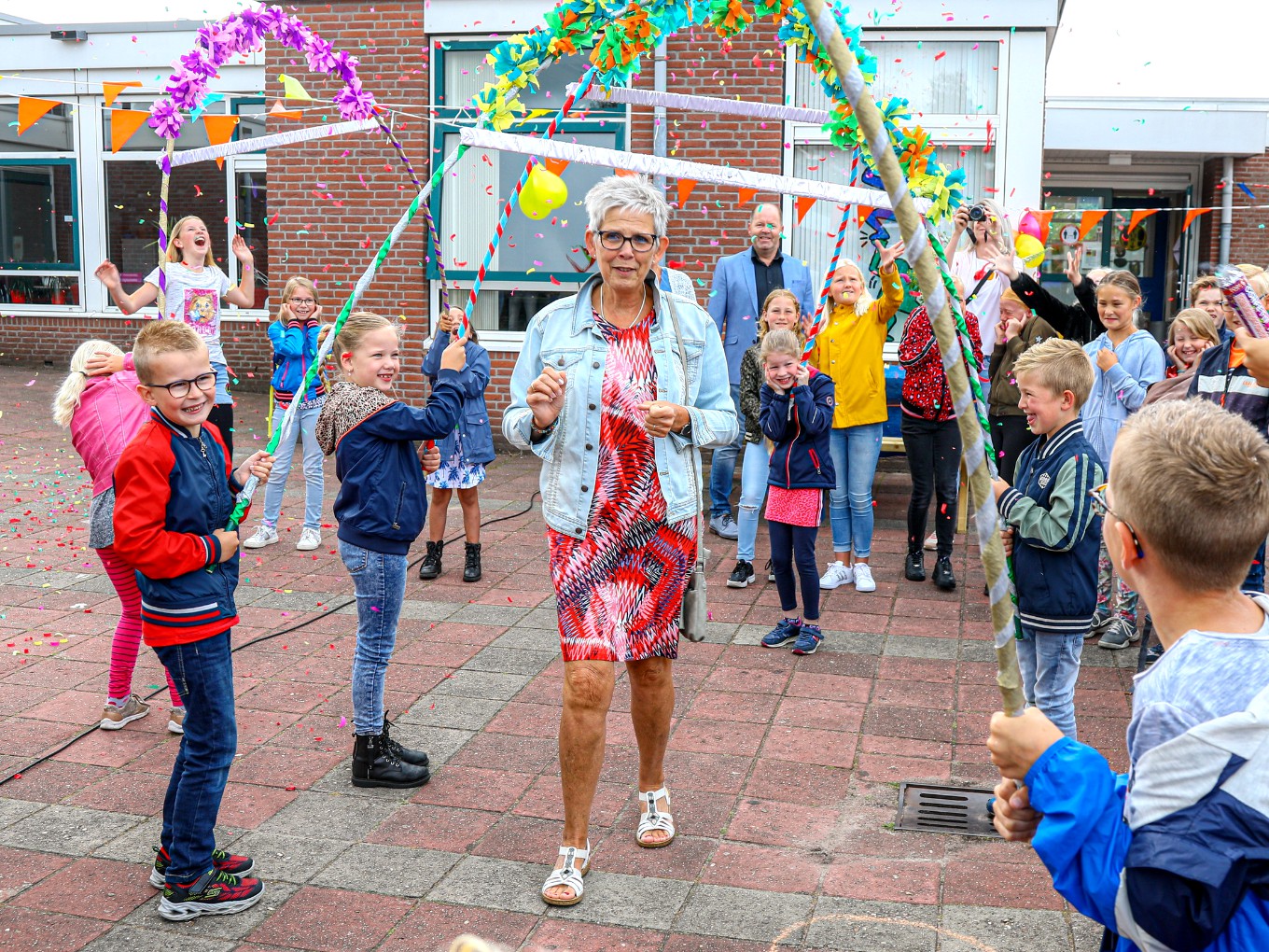 Juf Riky neemt afscheid van CBS De Wegwijzer