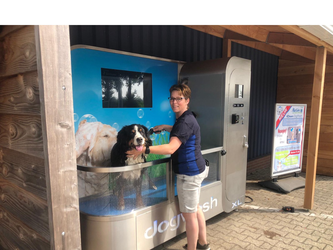 Zelf je hond wassen in de Dogwash in Nieuwleusen