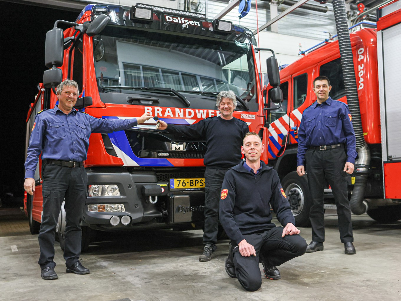 Nieuwe tankautospuit voor brandweer Dalfsen gearriveerd