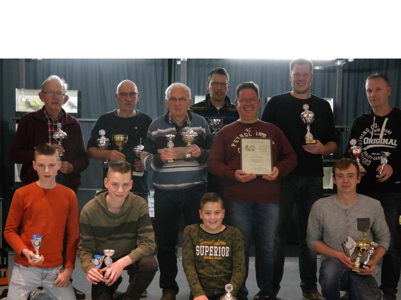 Succesvolle clubshow van De Volièrevriend