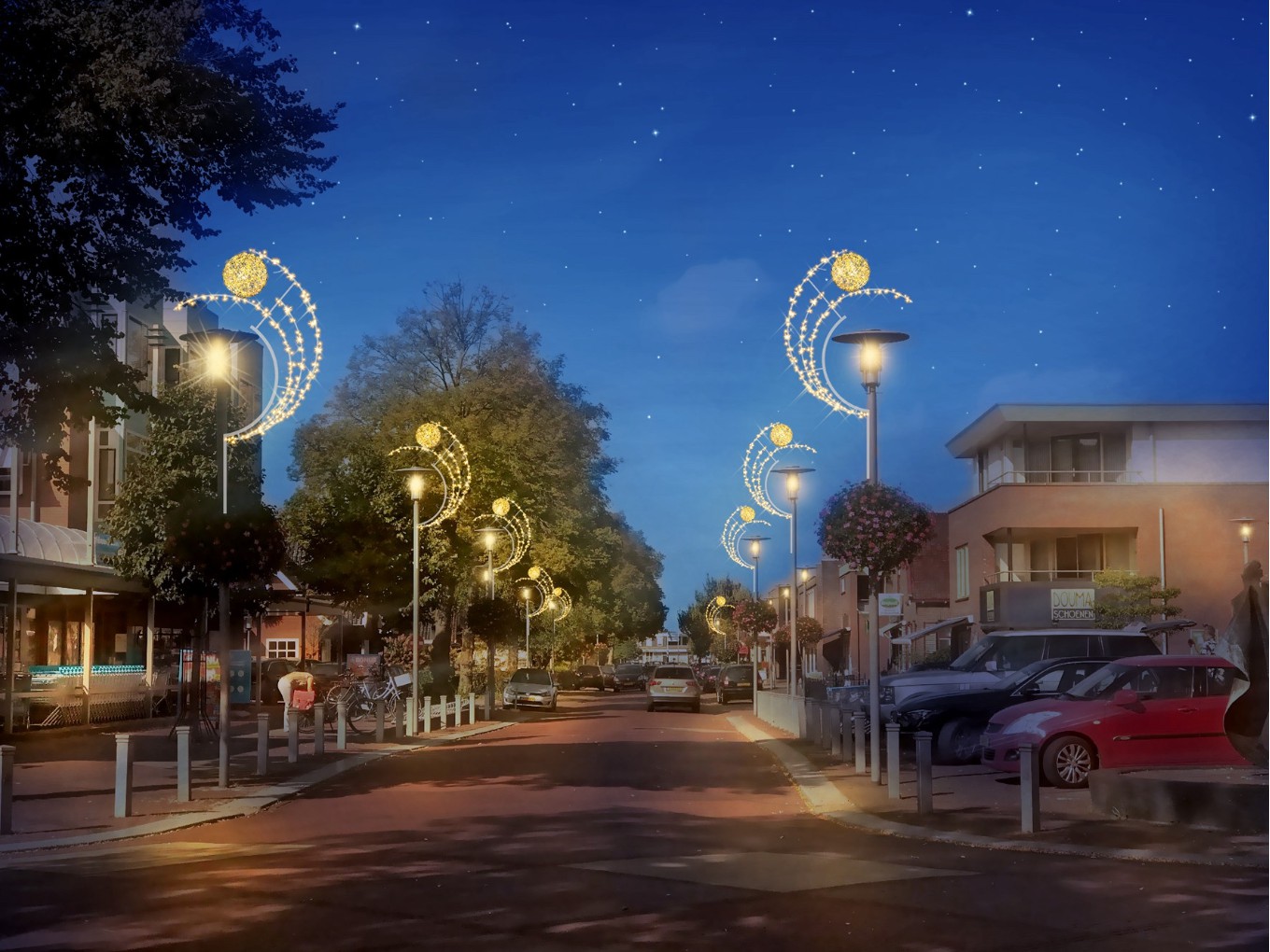 Nieuwe sfeerverlichting dankzij Nieuwleusen Synergie