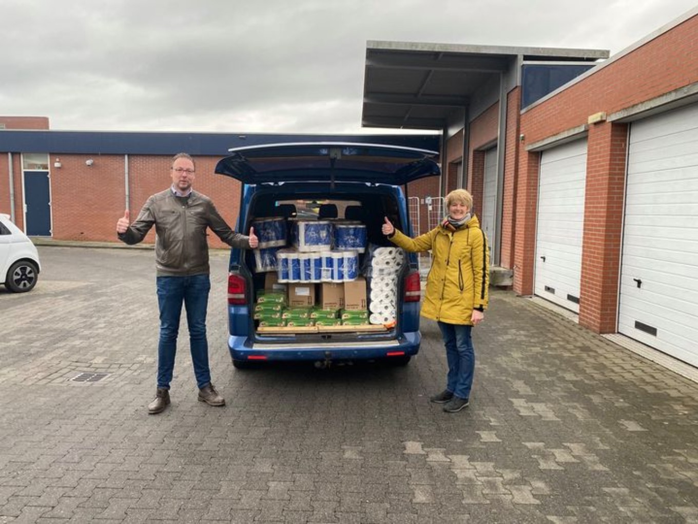 Voedselbank Dalfsen/Nieuwleusen blij met steun gulle gevers