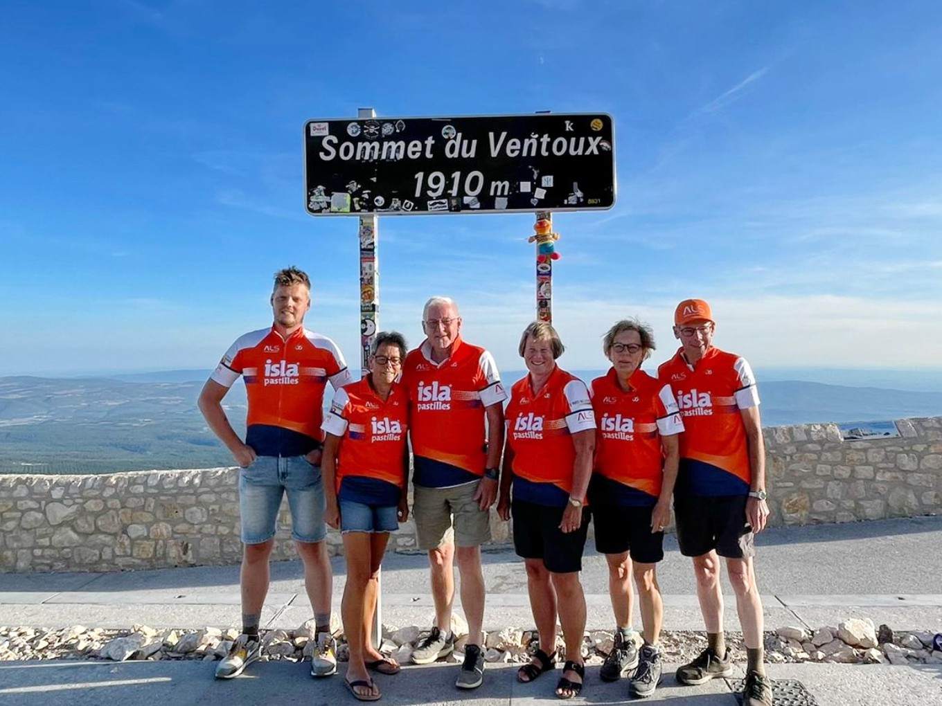ALS-teams beklimmen opnieuw Mont Ventoux