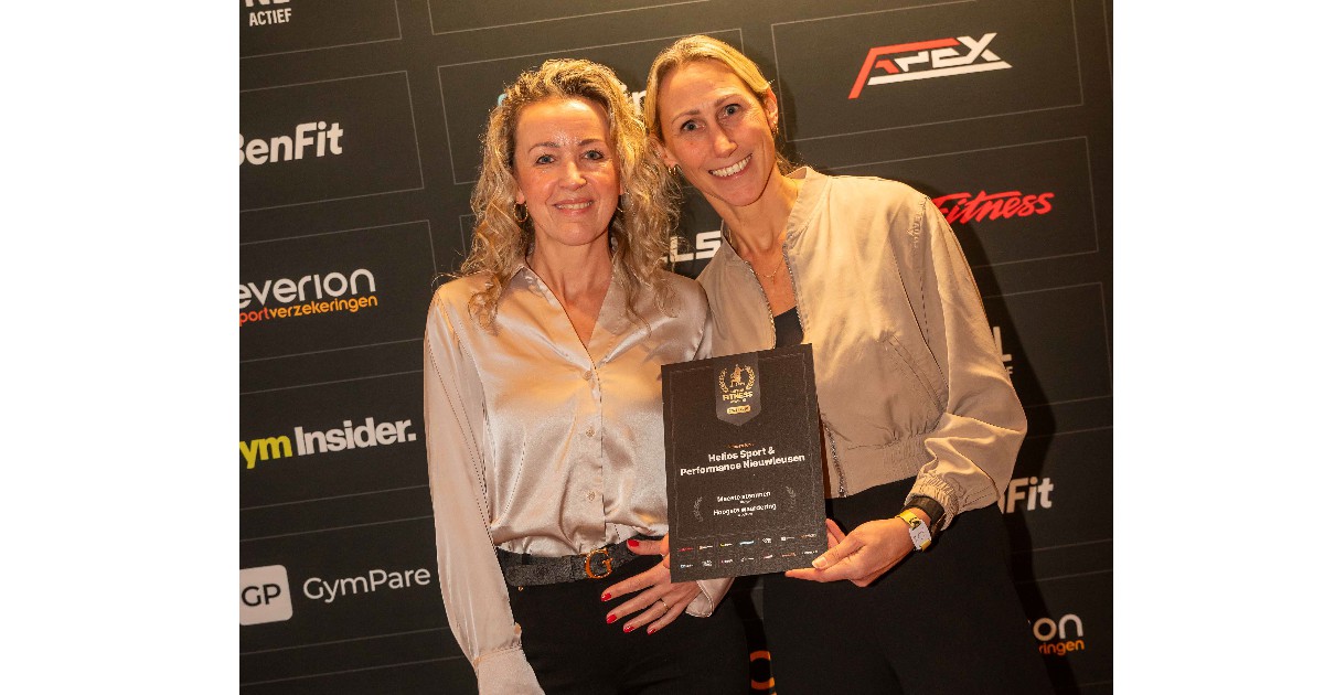 Helios, sport & performance wint Dutch Fitness Award