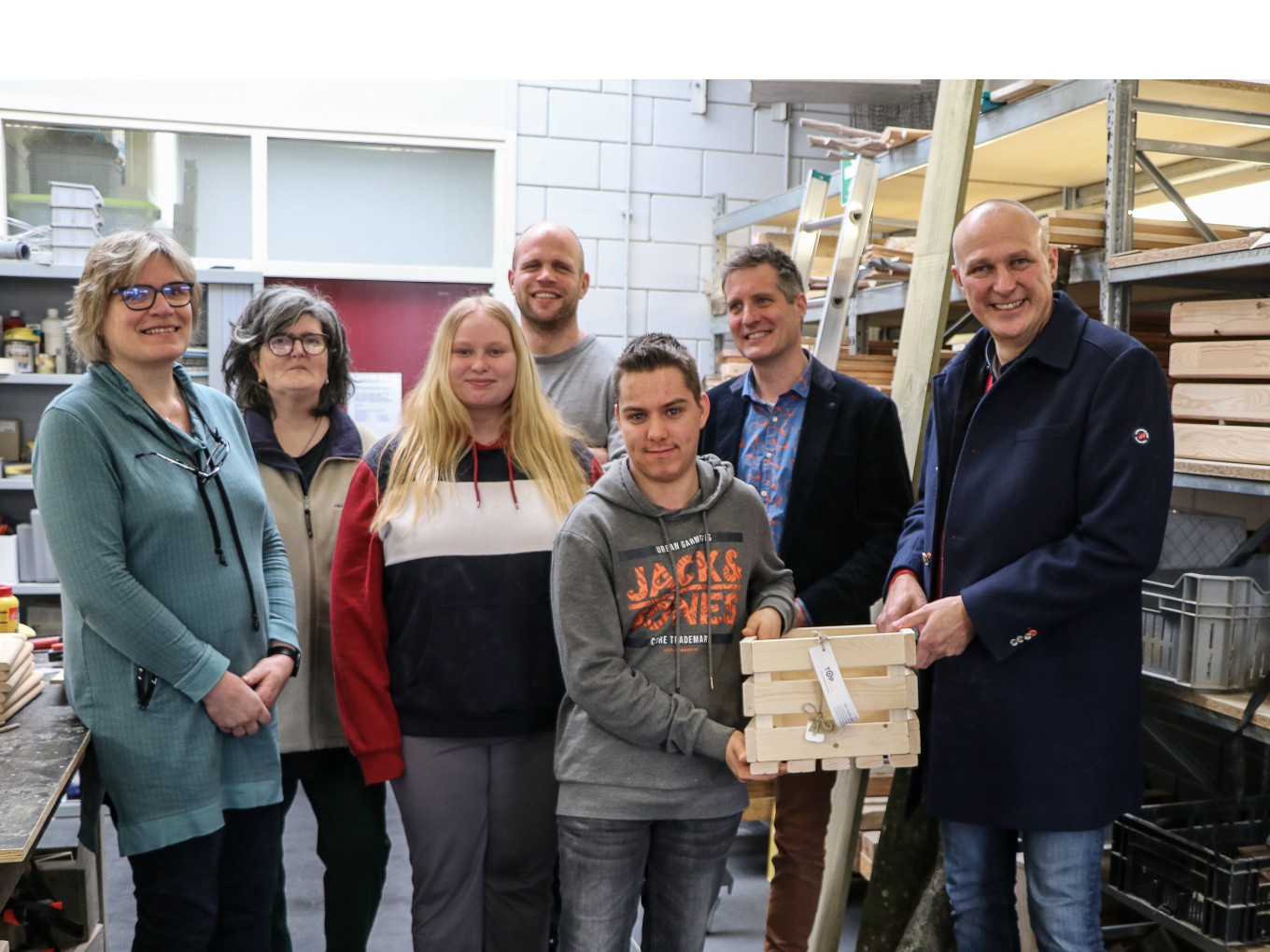 Top Vechtdal maakt circulaire kistjes van bedlatten