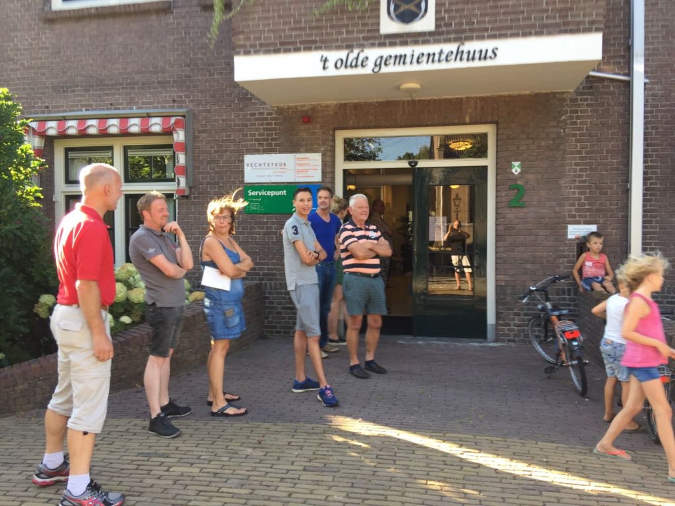 Topdrukte bij ’t Olde Gemientehuus in Nieuwleusen