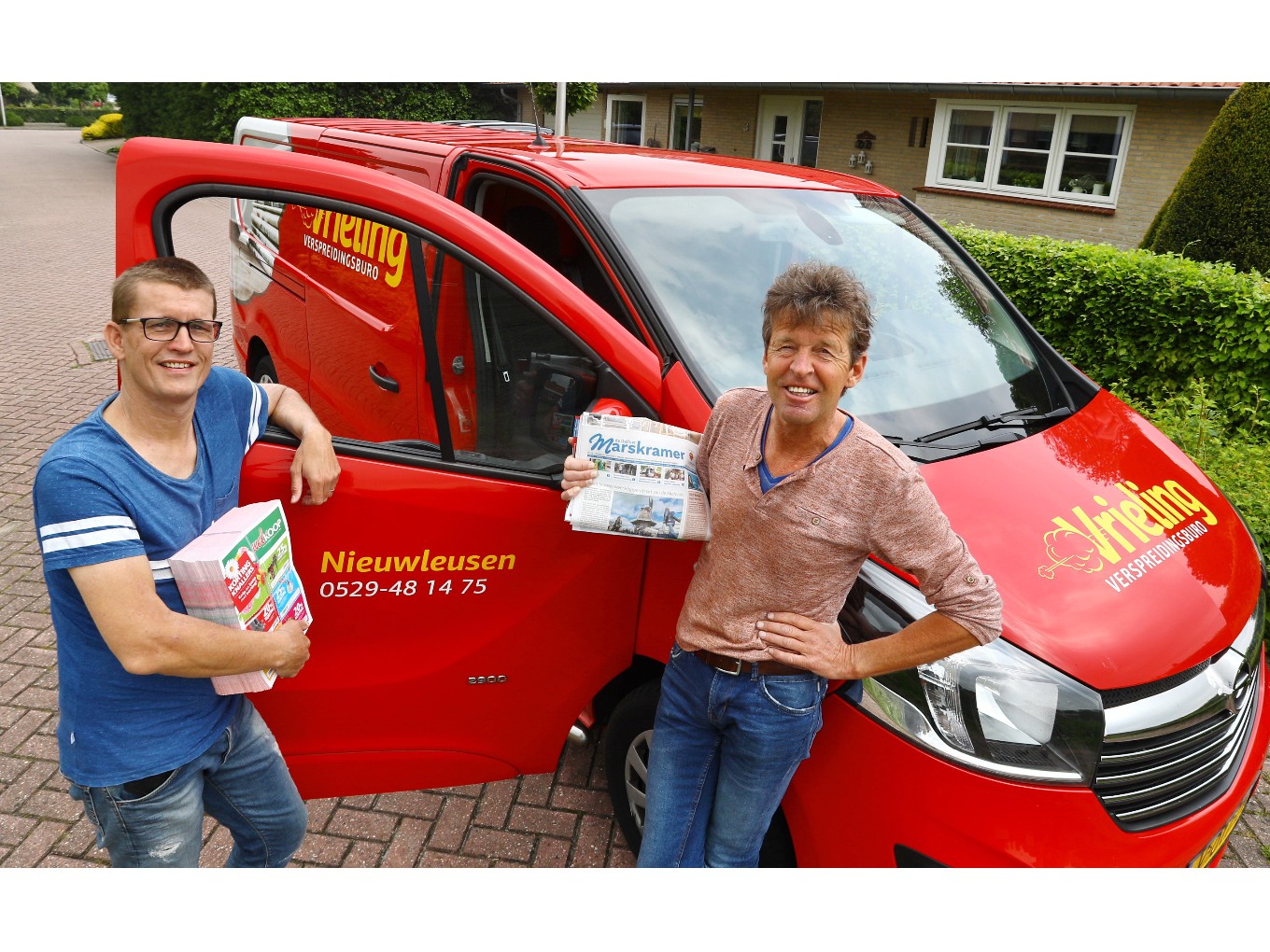 Herman Vrieling stopt met verspreiden van kranten en folders