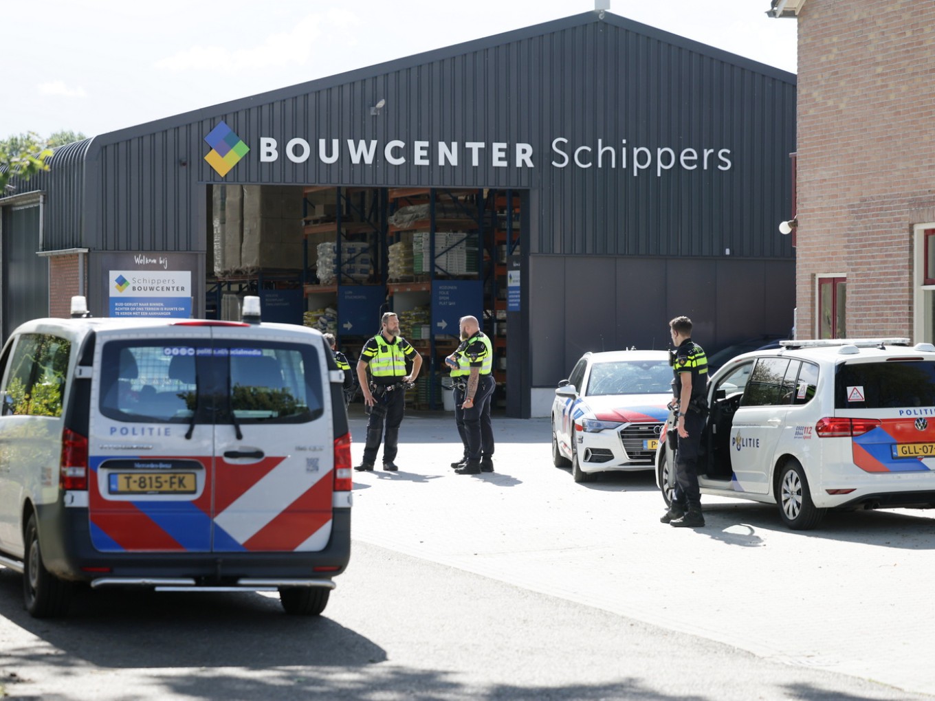 Massale zoekactie door de politie