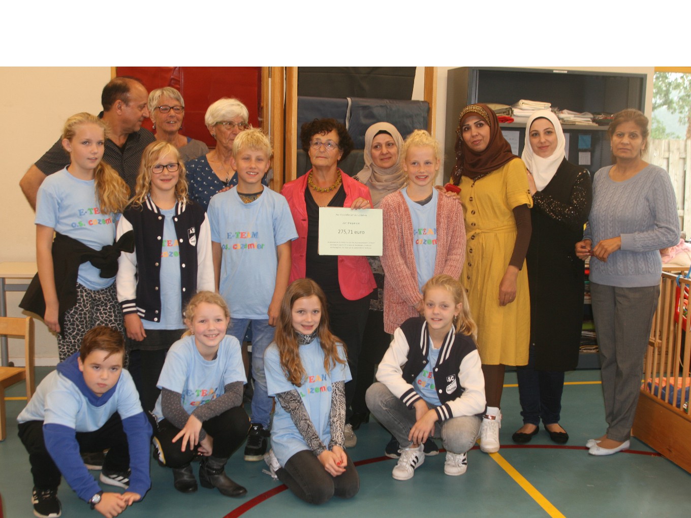 Cheque voor Naaiatelier Sam Sam in Dalfsen