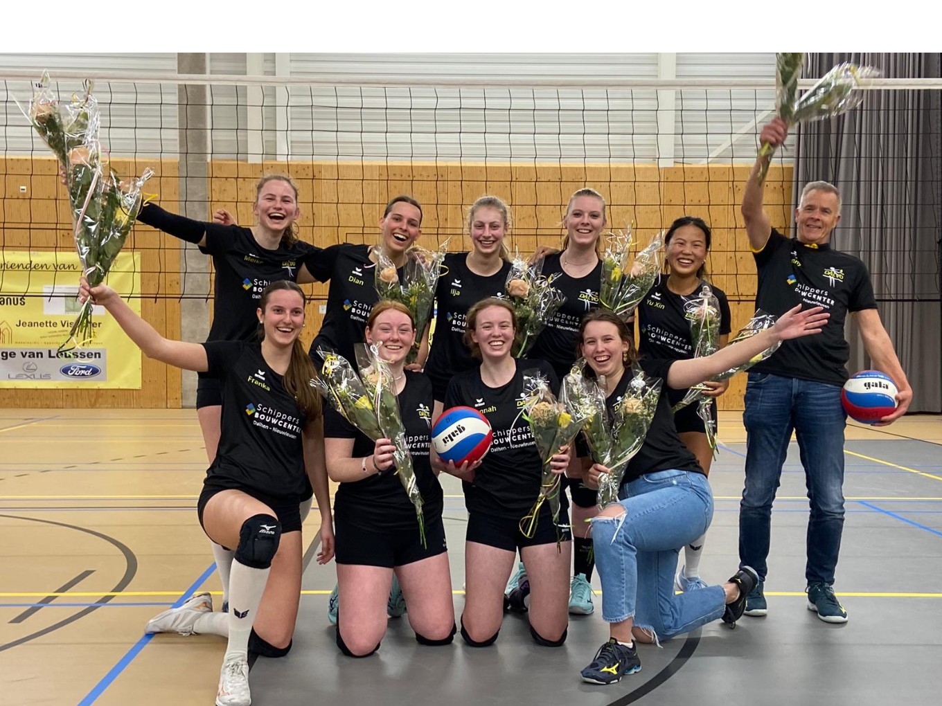 Volleybalteam Dalvo Dames 1 uit Dalfsen is kampioen