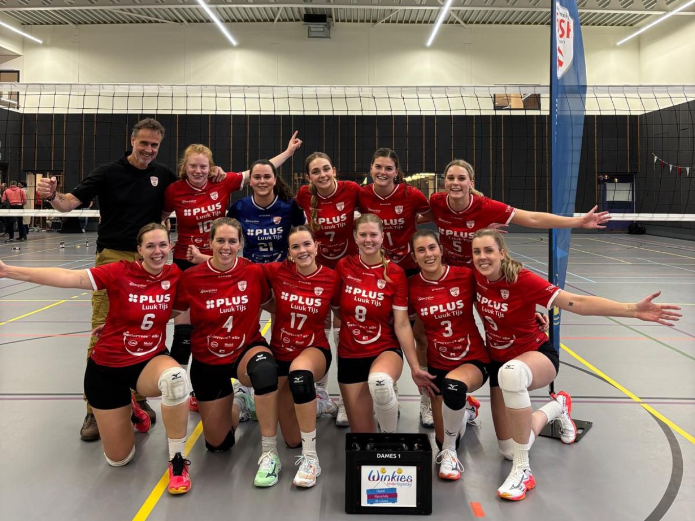 Flash Nieuwleusen Dames 1 loopt achter de feiten aan in Zwolle